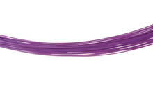 Purple Wire Isolated On White Background