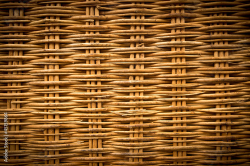 Fotografía Brown wicker texture background made from basket