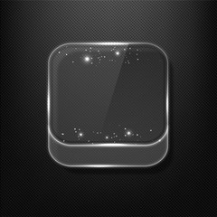Wall Mural - glass app icon