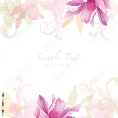 Naklejka na kafelki cyclamen background