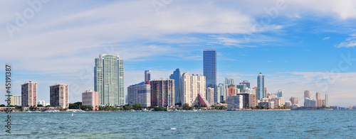 Plakat na papierze fotorealistycznym Panoramę Miami