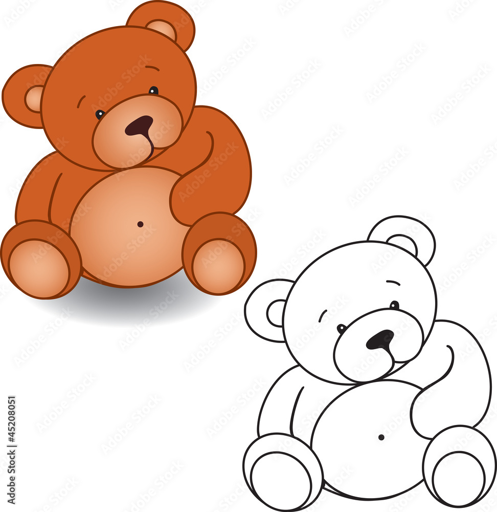 Fototapeta ścienna Lateksowa Kolorowanka Kolorowa