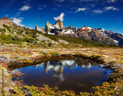 Board z aluminiowym obramowaniem Mount fitz roy, argentyna