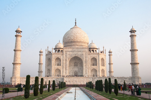 Obraz na płótnie canvas czteroczęściowy "tetraptyk" Taj mahal
