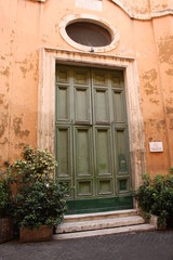  PORTONE IN LEGNO VERDE