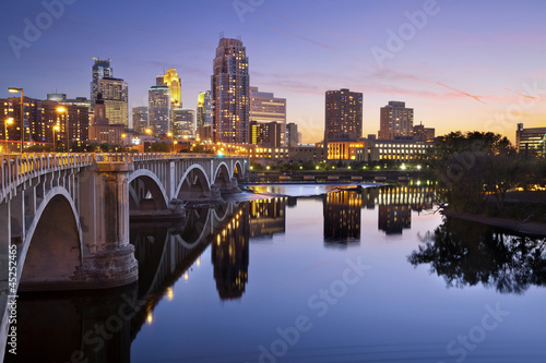 Naklejka samoprzylepna Minneapolis.
