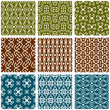 Seamless patterns set
