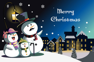 Wall Mural - Christmas card design