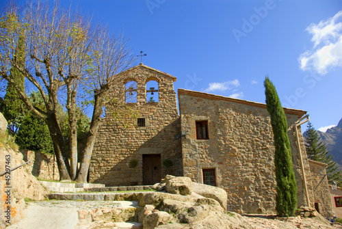 Fotoboard na płycie Sant mascal monastery.montseny.catalonia.spain