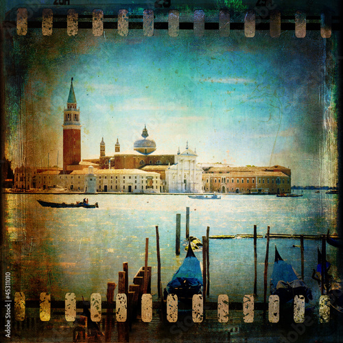 Tapeta ścienna Wenecja - stary film