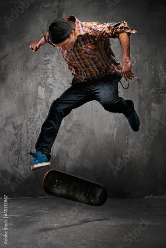 Tapeta ścienna Skater robi trik