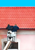 Fototapeta Do pokoju - roof repair