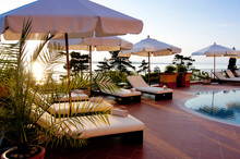 Swimming Pool Of Luxury Hotel