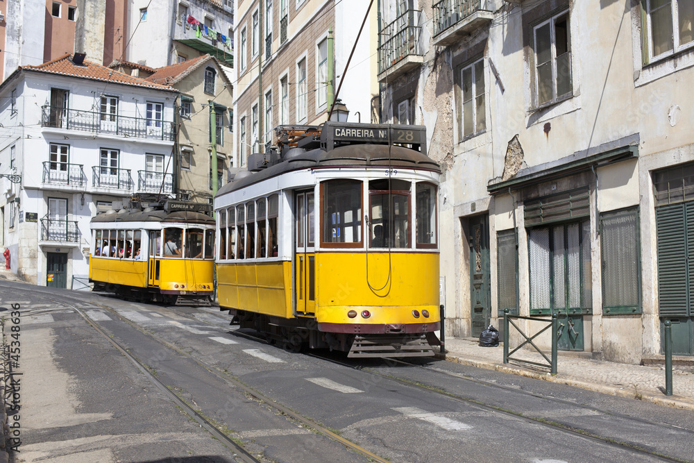 Tramway Lisboa - obrazy, fototapety, plakaty 