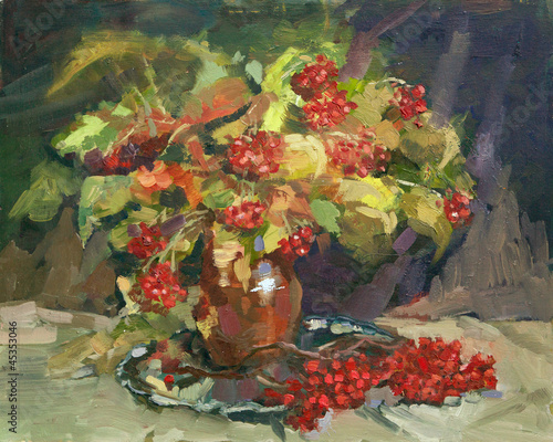 Nowoczesny obraz na płótnie floral Still Life