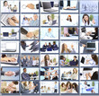 © yurolaitsalbert - Collage with businesspeople working together