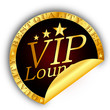 Sticker - VIP LOUNGE in Gold