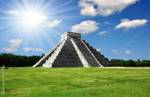 Naklejka samoprzylepna Chichen itza w meksyku