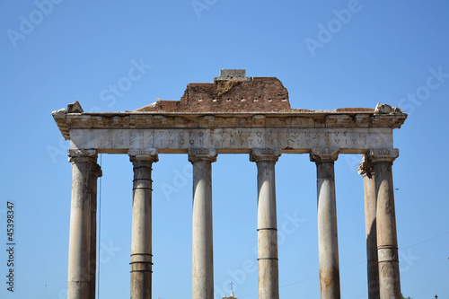 Fotoboard na płycie Kolumny jonowe na forum romanum