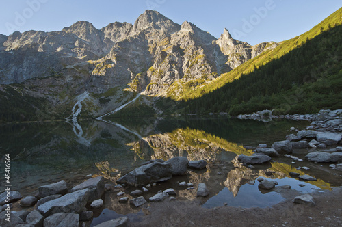 Board z aluminiowym obramowaniem Morskie oko