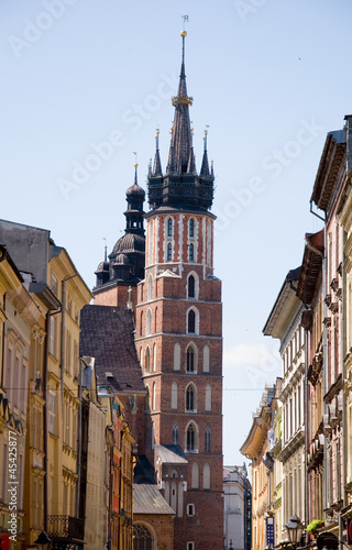 Board z aluminiowym obramowaniem Kościół Mariacki - Kraków - Polska