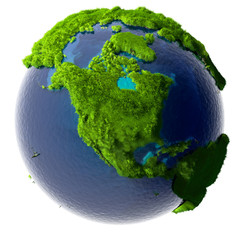 green planet earth