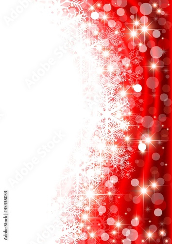 Jalousie-Rollo - Red Winter Background (von Roman Dekan)
