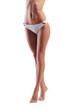 © Acronym - Sexy legs of a young woman posing in white panties