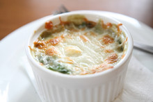 Baked Spinach With Cheese