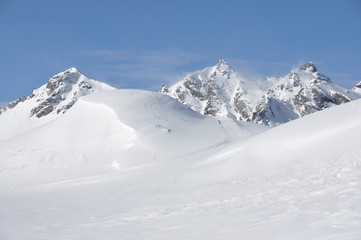 Pizol, famous Swiss skiing resort