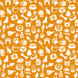 pattern with funny cat and dog icons