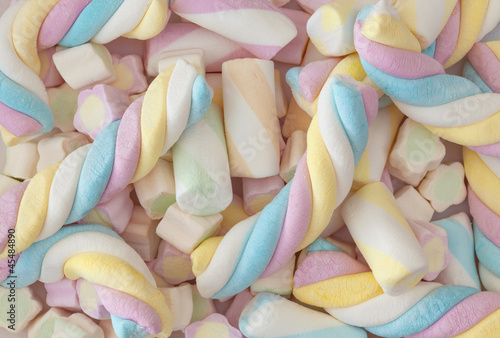 Fototapeta na wymiar Colorful marshmallow