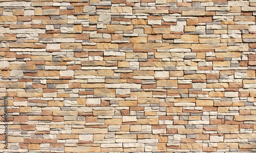 Obraz w ramie Stacked stone wall 