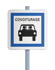 Poster - Panneau de covoiturage