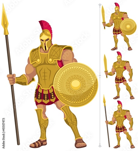 Naklejka na szybę Greek Hero