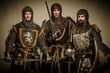 © Nejron Photo - Three medieval knights