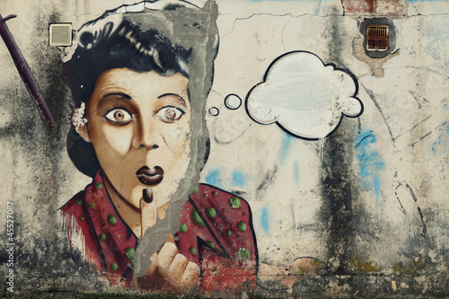 Photo Graffiti-Portrait