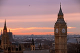 Fototapeta Big Ben - big ben view from london eye