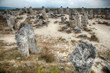 Stone Forest near Varna, Bulgaria. Pobity kamni