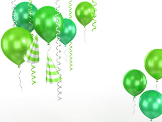 Poster - 3d shiny ballons