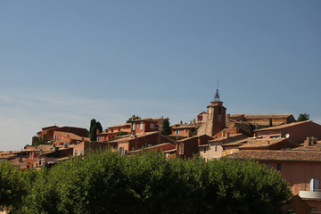 Poster - Roussillon, the ochre village