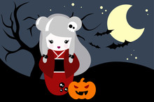 Halloween Kokeshi