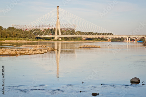 Naklejka samoprzylepna Most świętokrzyski, warszawa