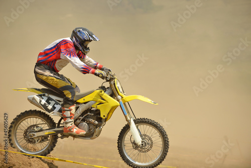 Obraz w ramie motocross bike