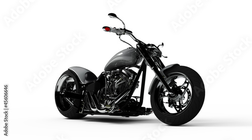 Obraz w ramie exagerate custom motorbike