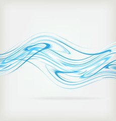 Sticker - Abstract background wave