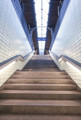 stairs to the platform