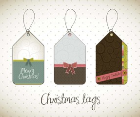 Poster - christmas tags