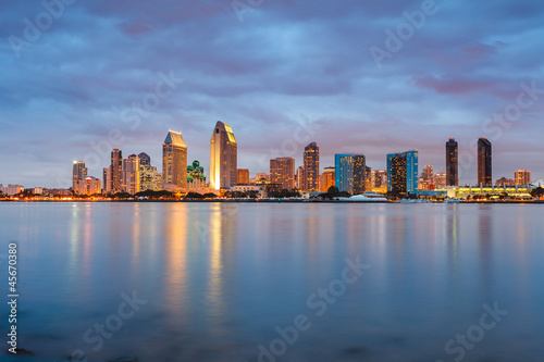 Tapeta ścienna San Diego w nocy