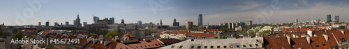 Naklejka samoprzylepna Panorama warszawy
